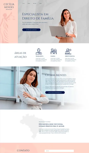 Site para Advogados