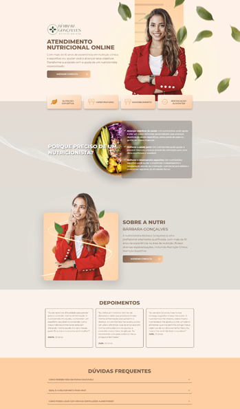 Site Para Nutricionista
